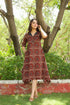 Women Geometric Printed Cotton Ethnic Dresses